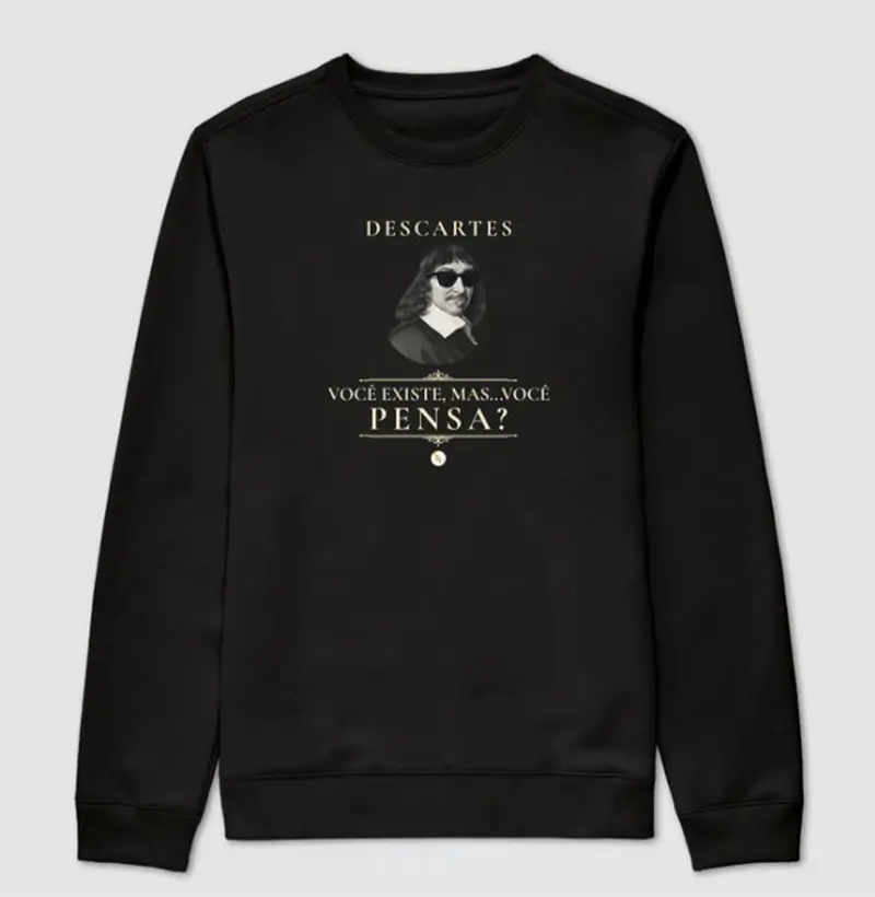 COGITO 2.0 - Camiseta Filosófica René Descartes