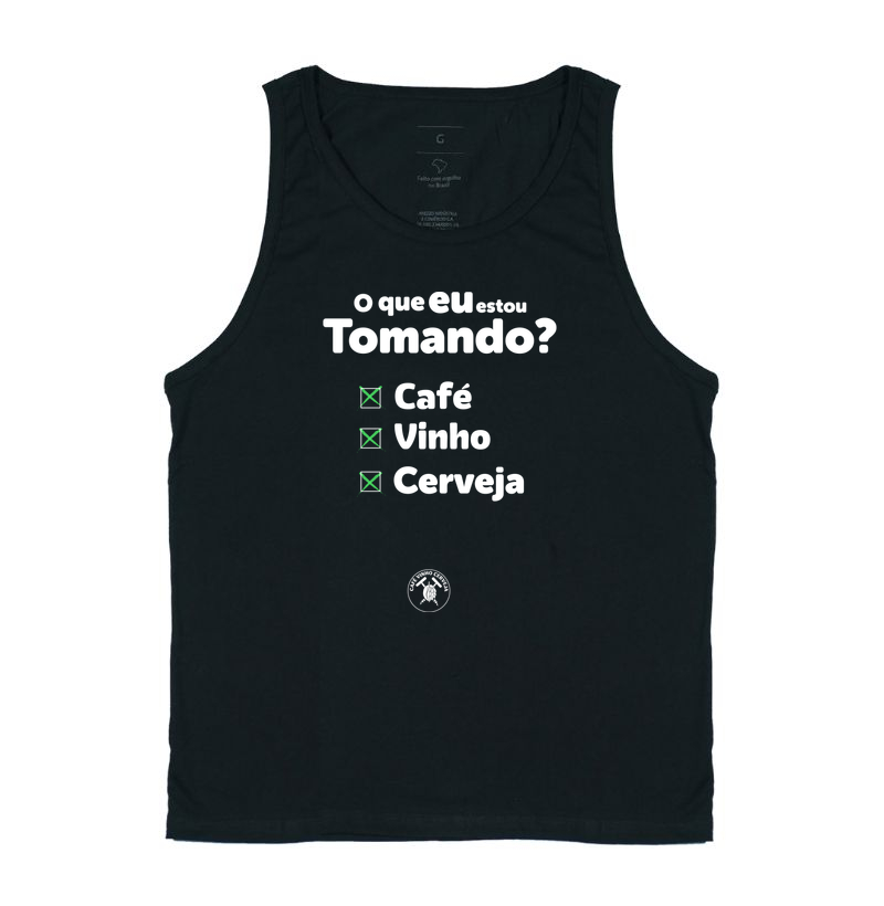Camisa o que eu estou tomando