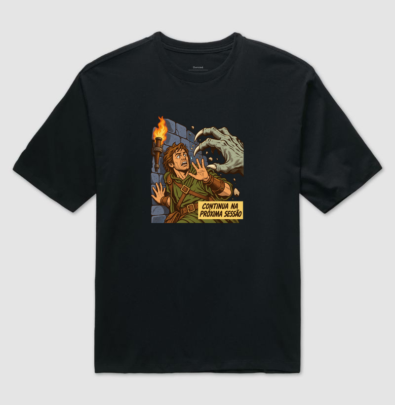 CONTINUA NA PRÓXIMA SESSÃO - Camiseta Oversized
