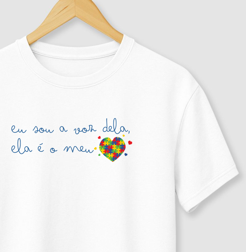 eu sou a voz dela, ela é o meu coração.