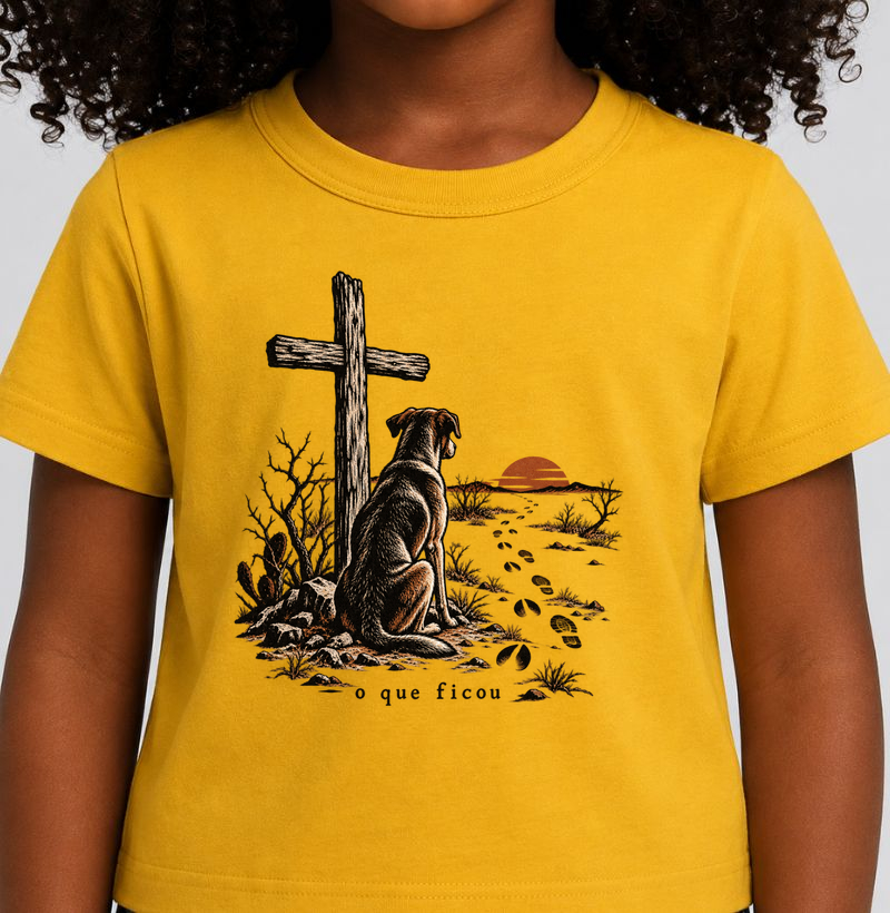 O Cão que Ficou - Camiseta Infantil