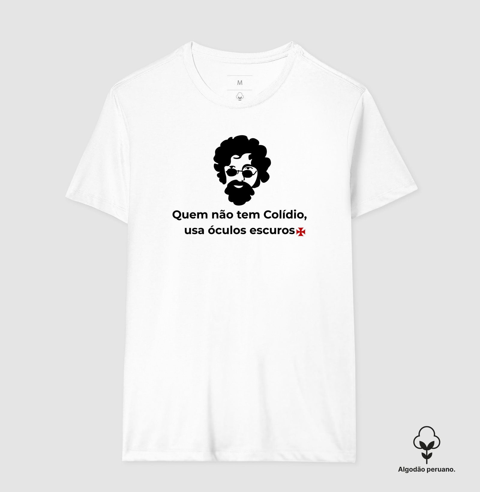 ÓCULOS ESCUROS - Camiseta Algodão Peruano