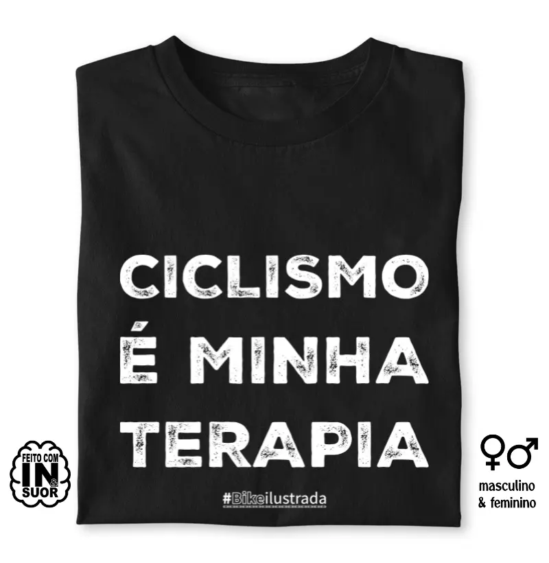 Ciclismo é minha terapia.
