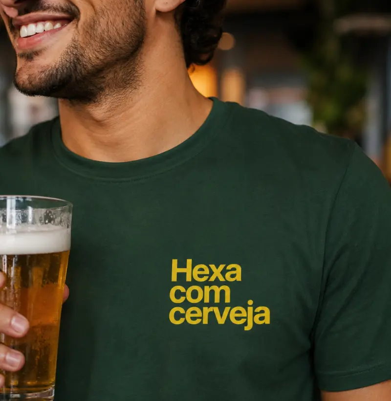 Hexa com cerveja