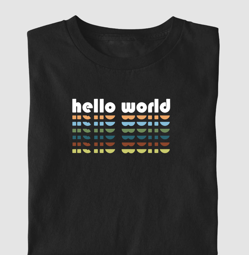 Hello world III - Camiseta
