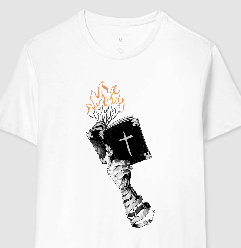 Camiseta Masculina - Palavra Ardente