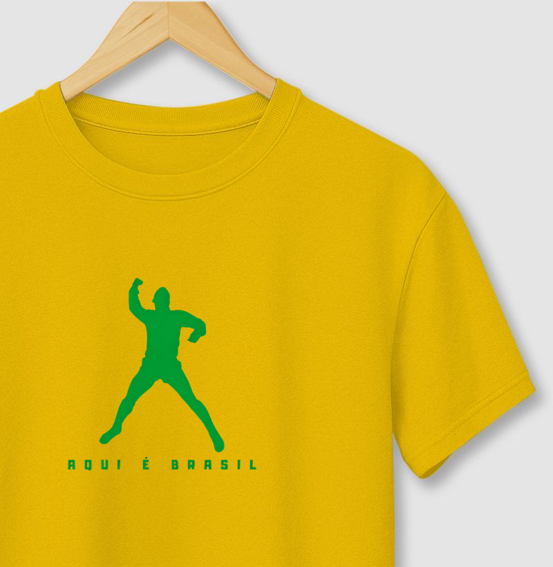 Camiseta Aqui é Brasil - Unissex