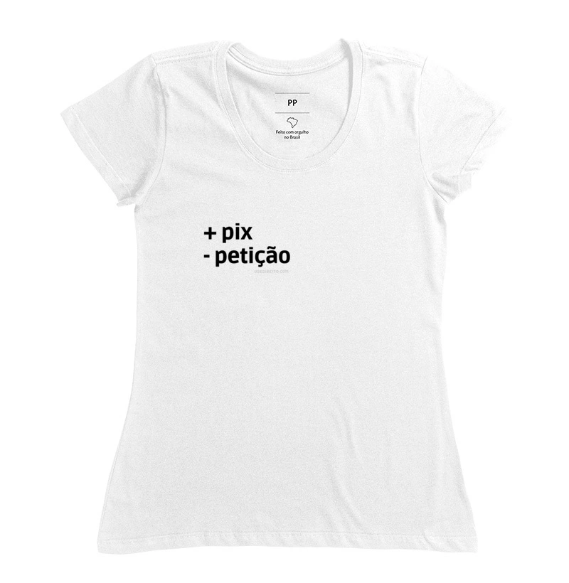 Mais pix menos petição