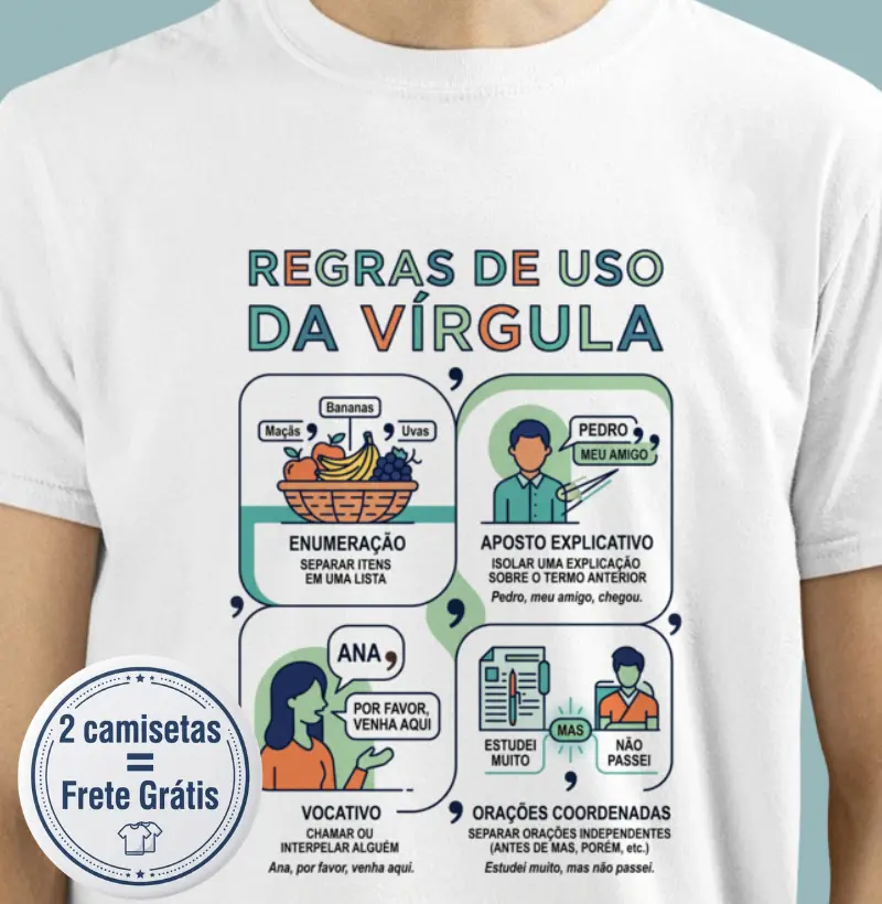 Camiseta Premium Português/Literatura