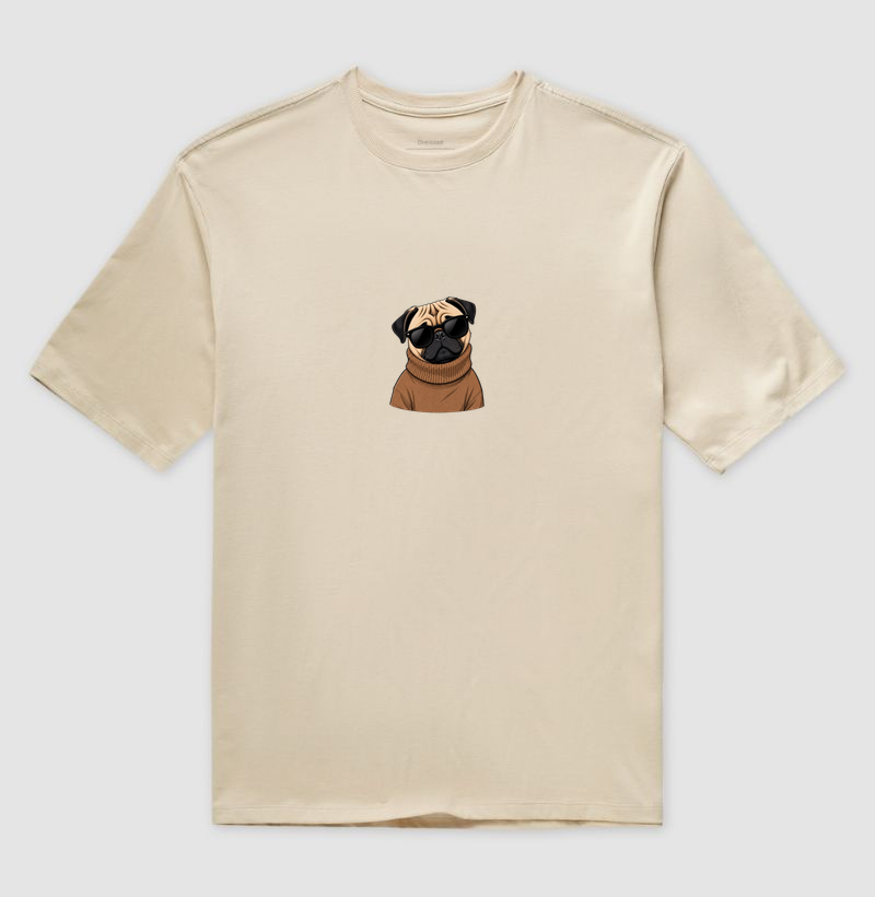 Otz Oversized Tee Chill Pug