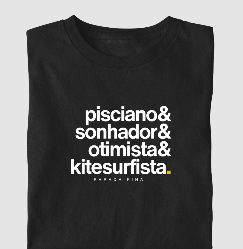 Pisciano, Sonhador, Otimista e Kitesurfista