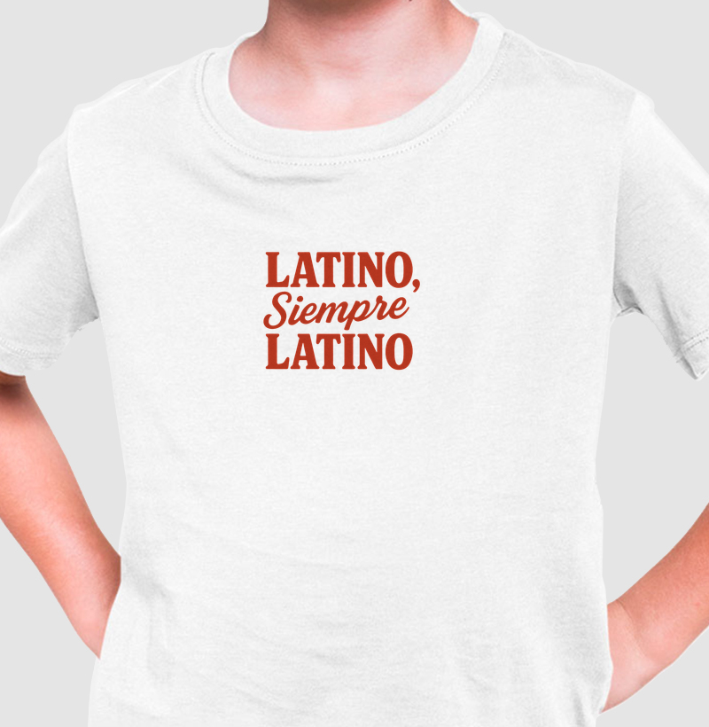 latino, siempre latino - Camiseta Infantil
