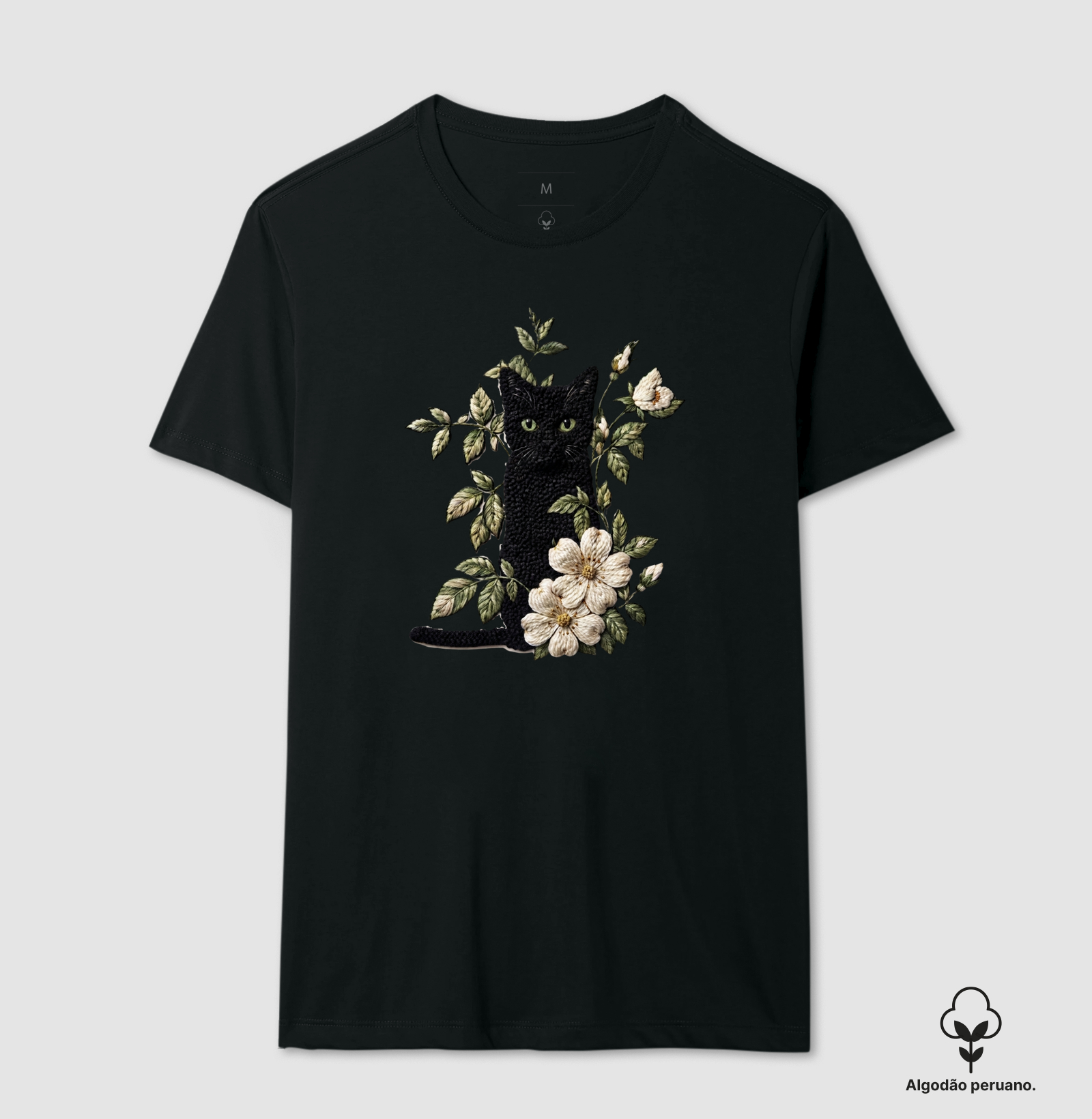 Ébano - Camiseta Algodão Peruano