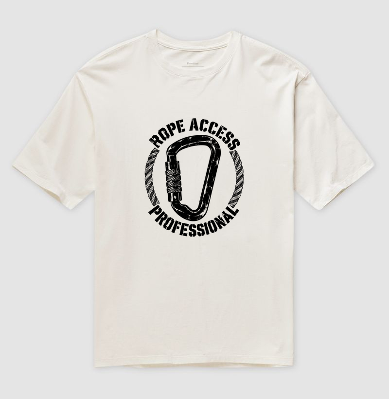 Rope Access Stencil - Camiseta Oversized