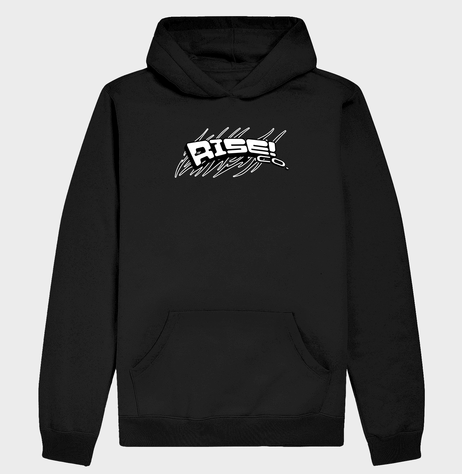 Hoodie Moletom Rise! Streetwear Básica Premium Unissex – Moda Urbana
