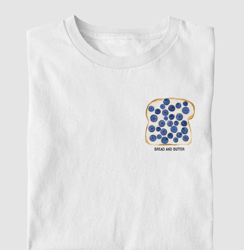Camiseta Infantil Mini Bread Blueberry