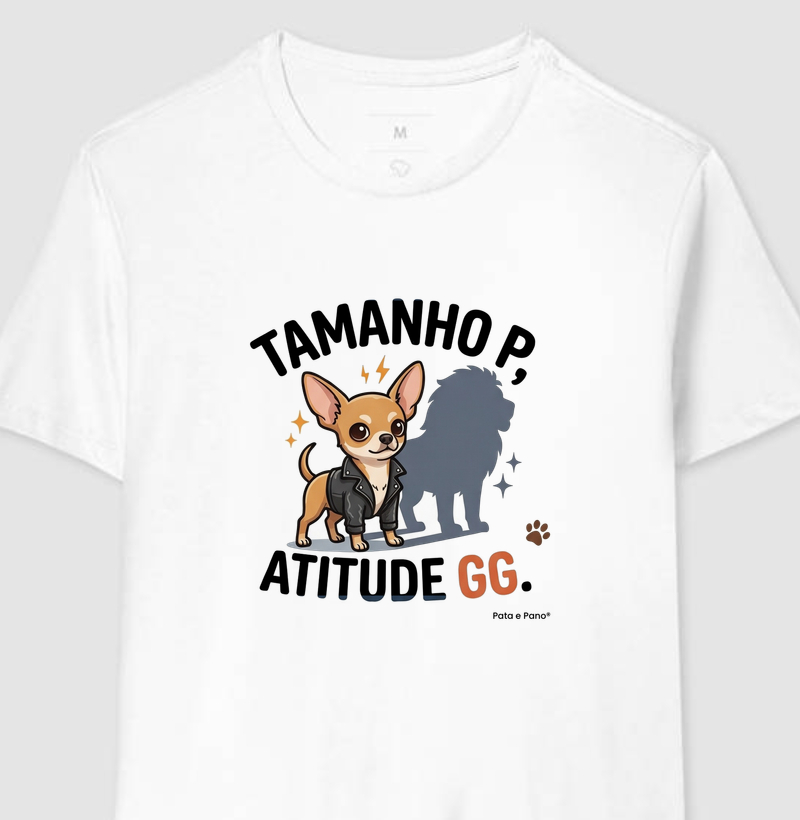 CAMISETA CHIHUAHUA TAMANHO