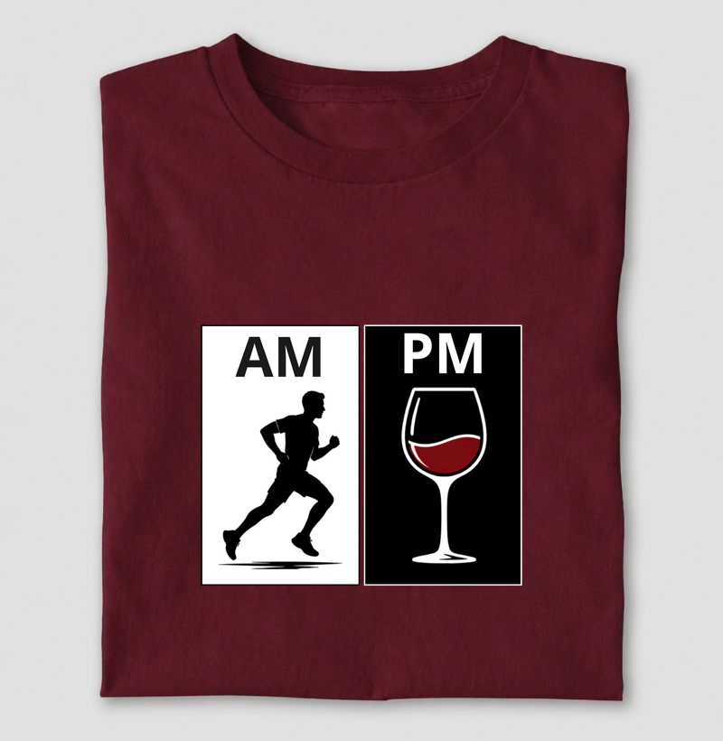 Camiseta Corrida - Corredor AM, Vinho PM