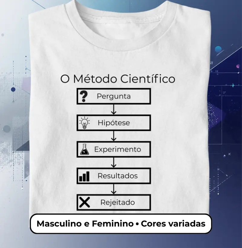 Camiseta "O Método Científico"