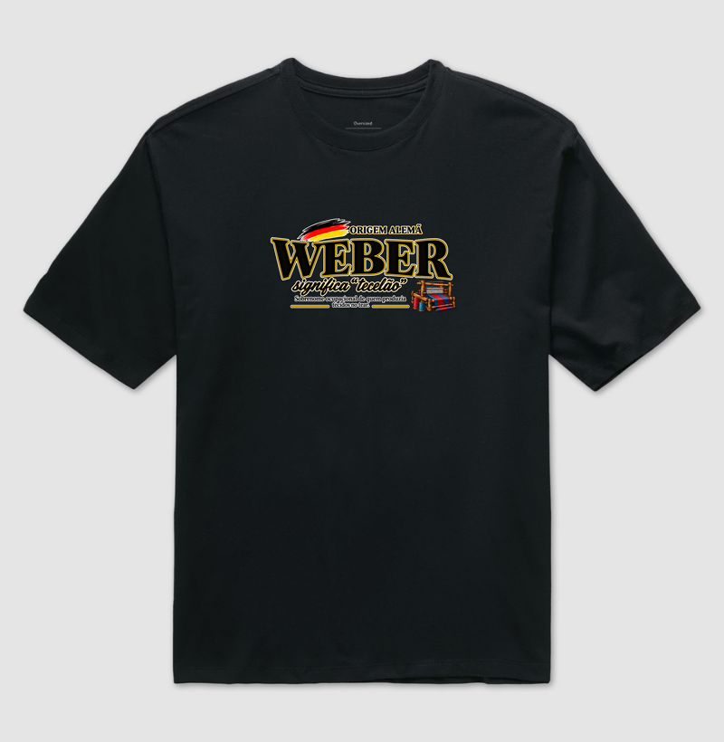 Weber - Camiseta Oversized