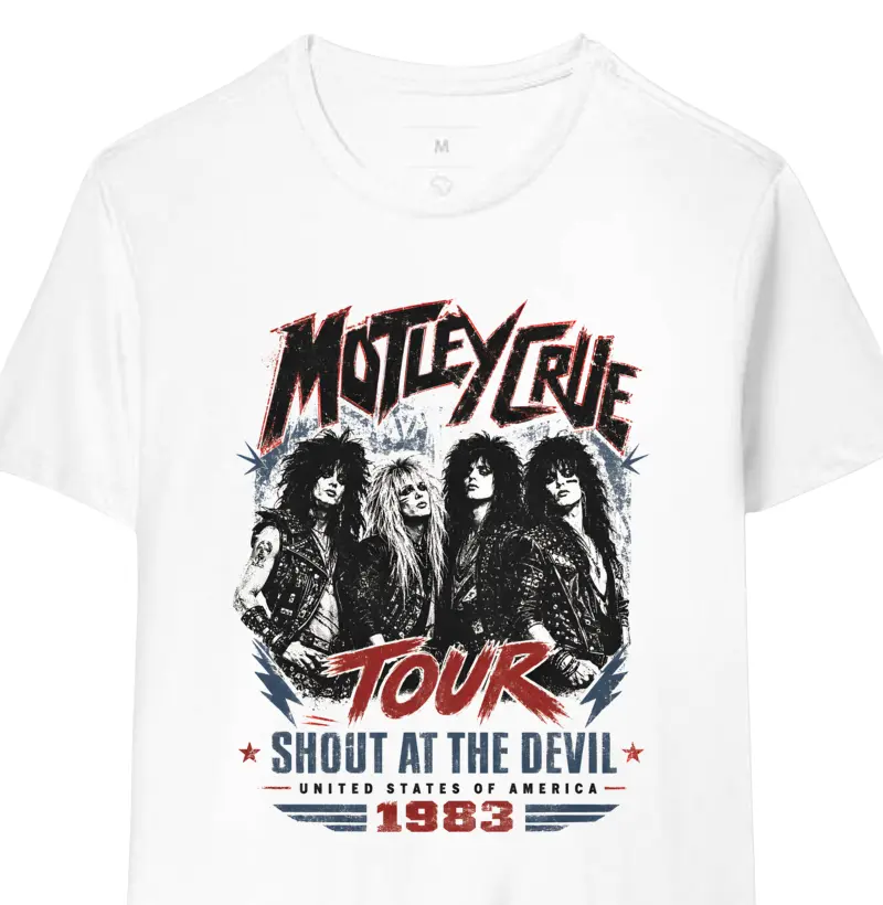 Camiseta Shout at the Devil Tour