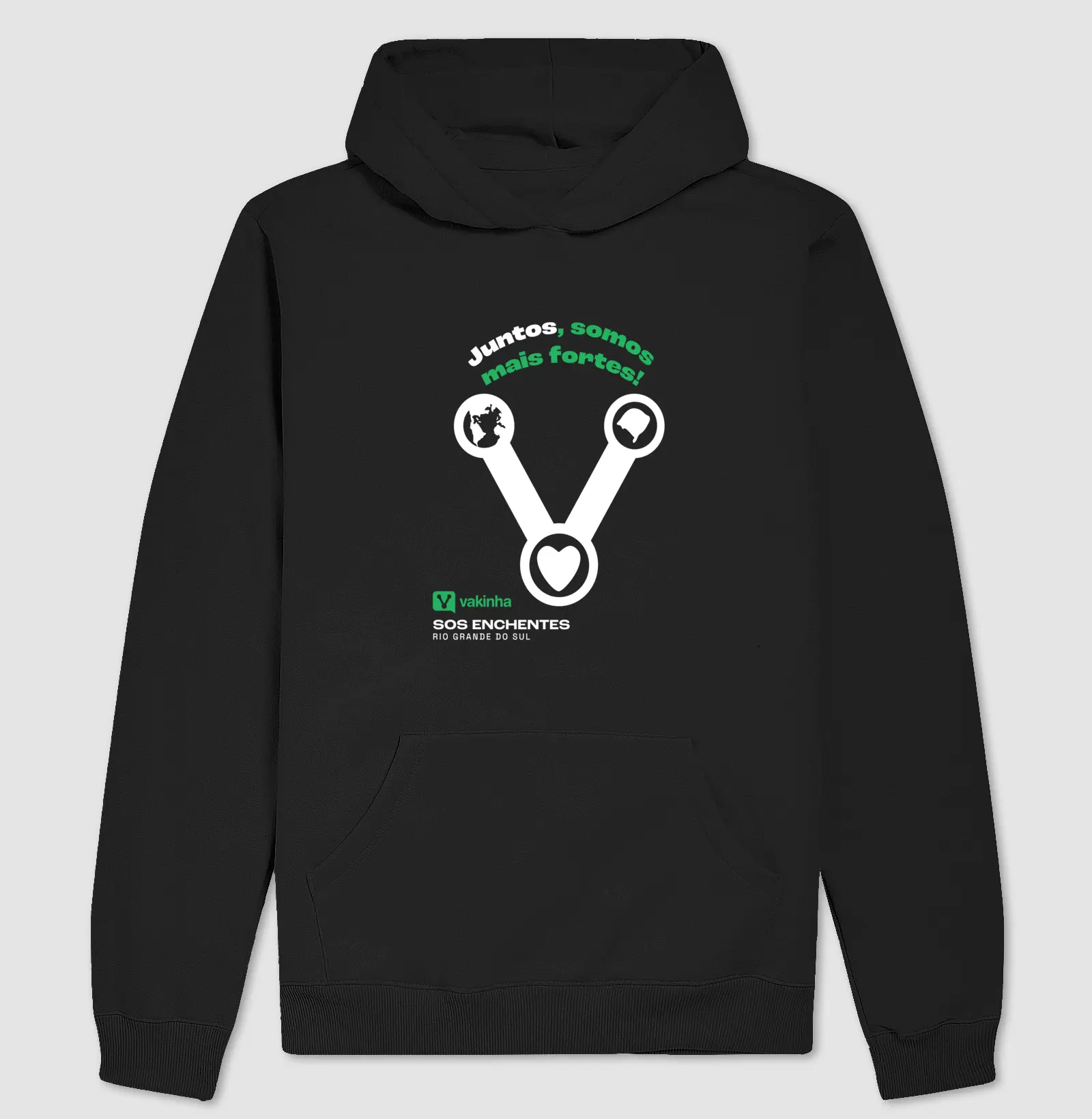 MOLETOM - JUNTOS SOMOS MAIS FORTES