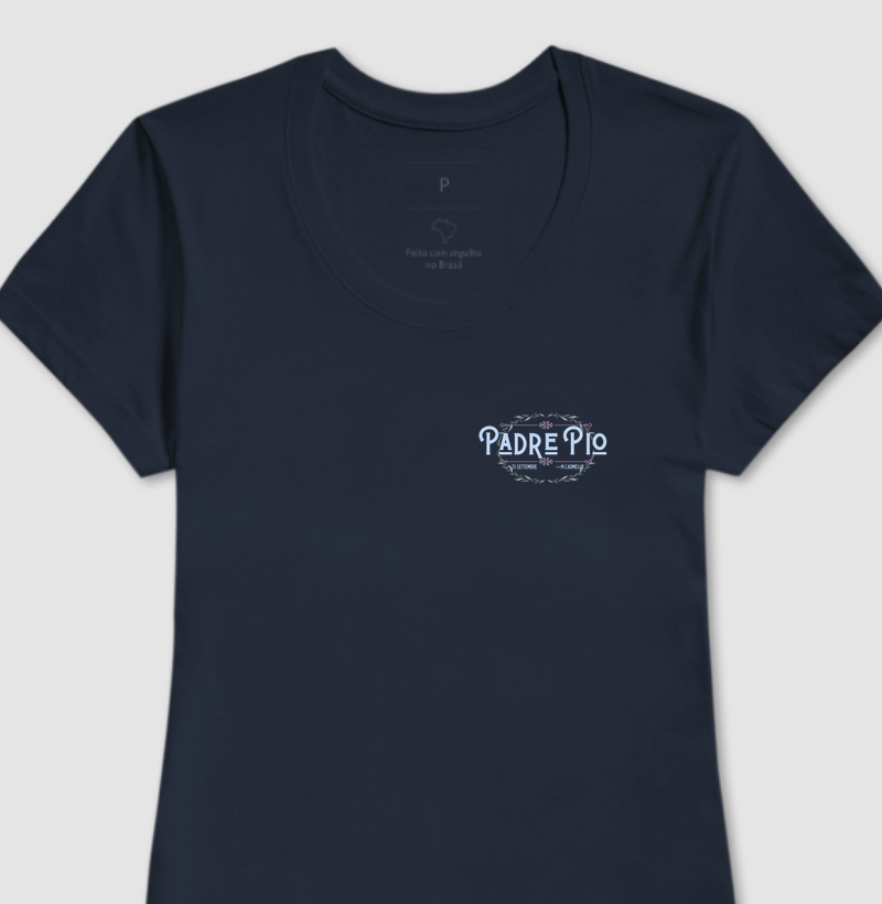 Camiseta Feminina - Padre Pio