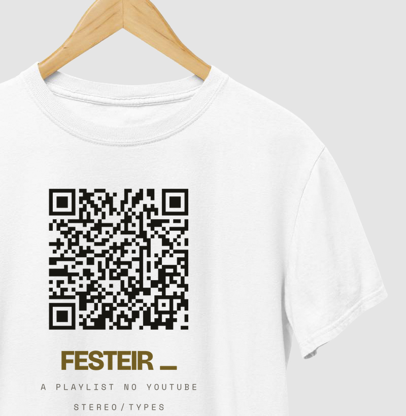 FESTEIR_ · QR da Playlist · STEREO TYPES