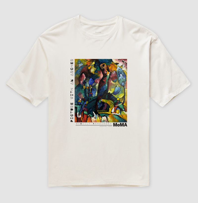 Picture With an Archer (1909) - Kandinsky - Camiseta Oversized