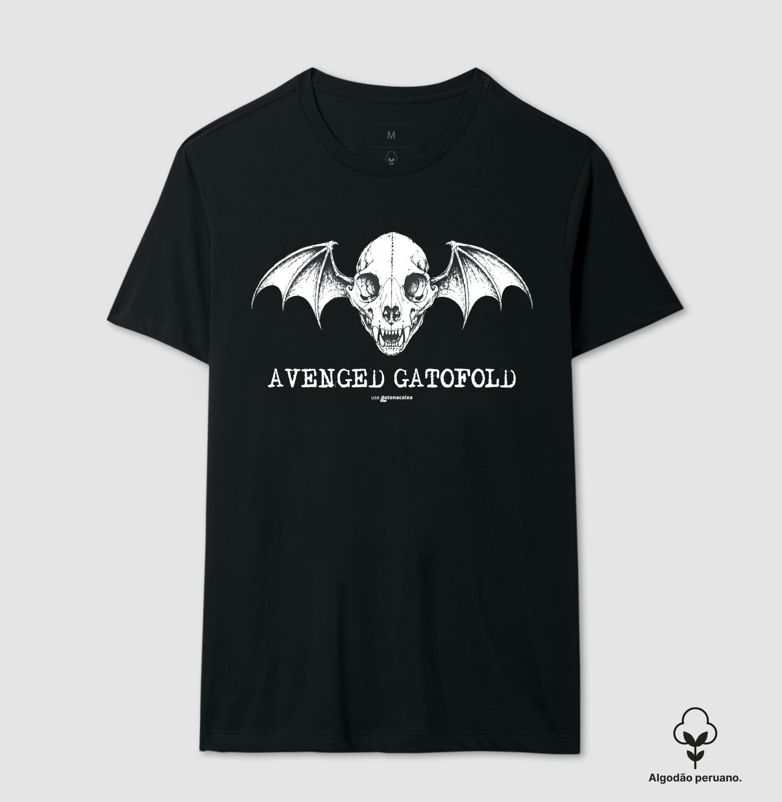 Avenged Gatofold - Camiseta Algodão Peruano