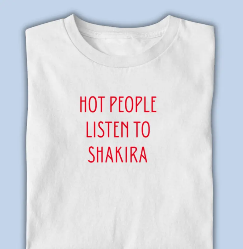 hot people listen to shakira