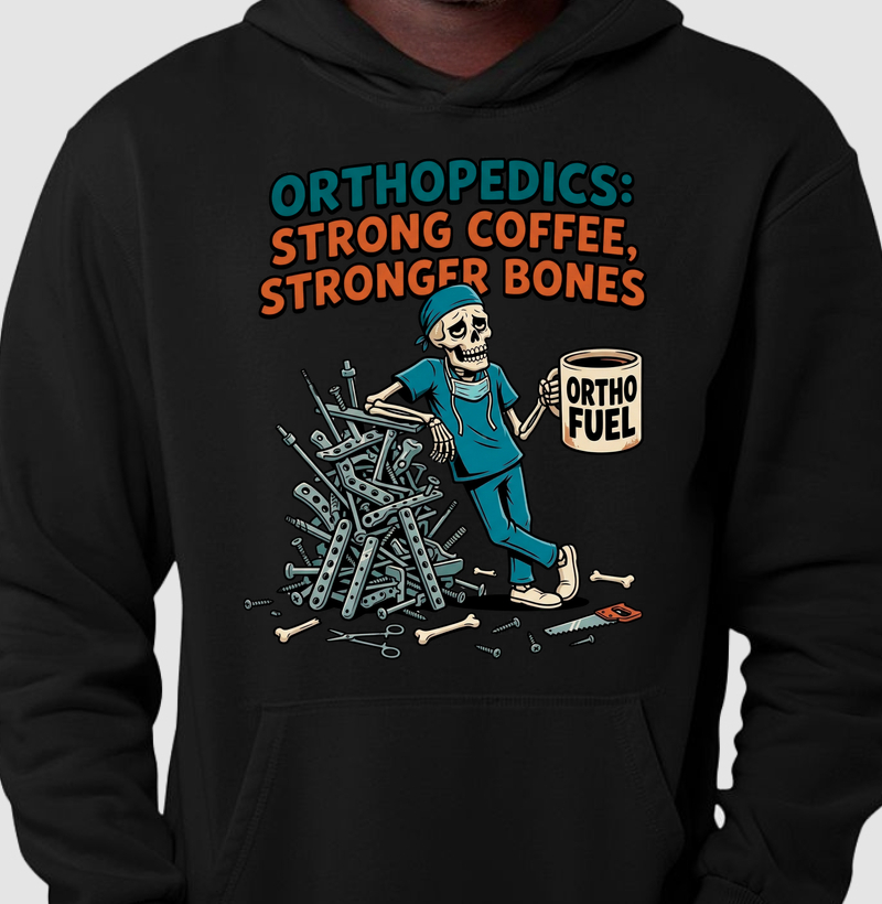 Moletom Hoddie - Ortopedia: Residente