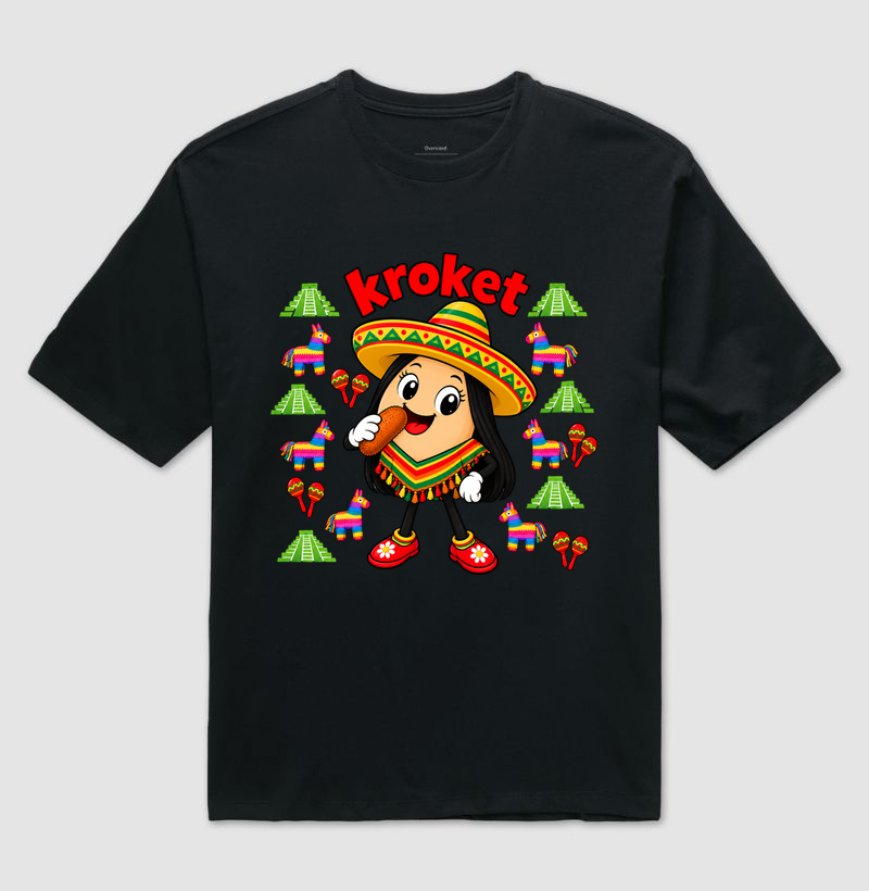 Egg Kroket - México - Camiseta Oversized