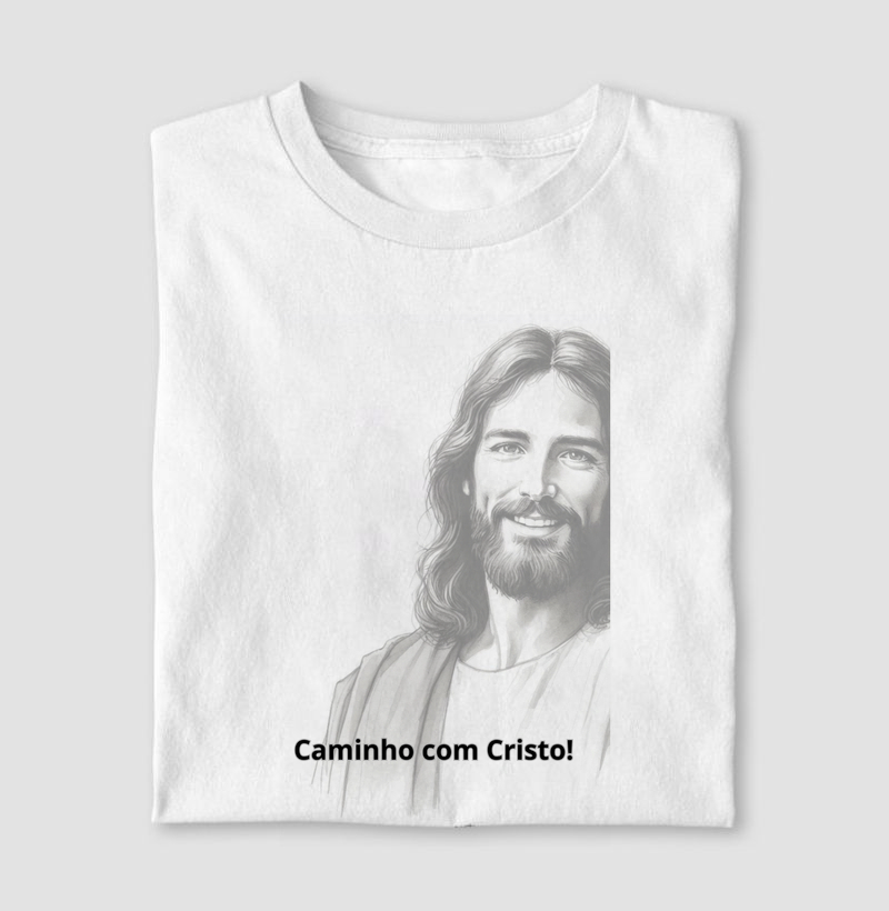 Camiseta Caminho com Cristo - Camiseta