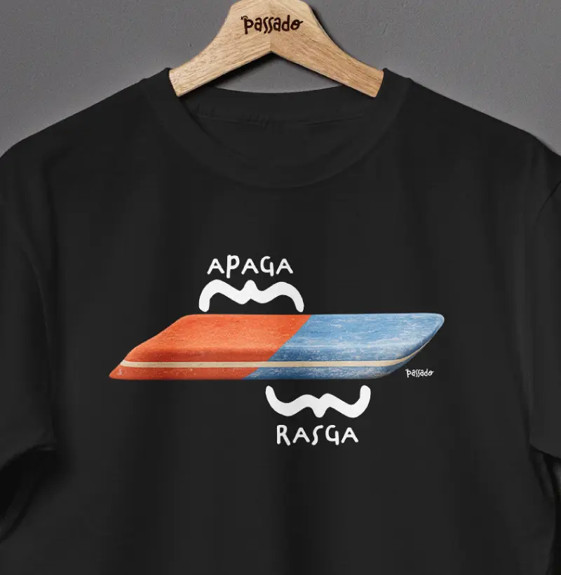 Borracha apaga e rasga