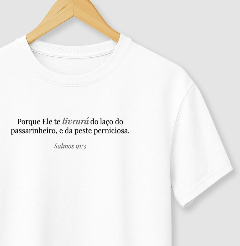 Camiseta Salmos 91:3