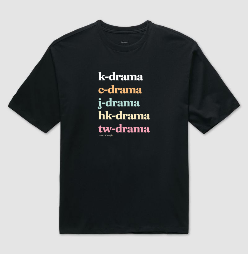 Camiseta k-drama | c-drama | j-drama | tw-drama | hk-drama