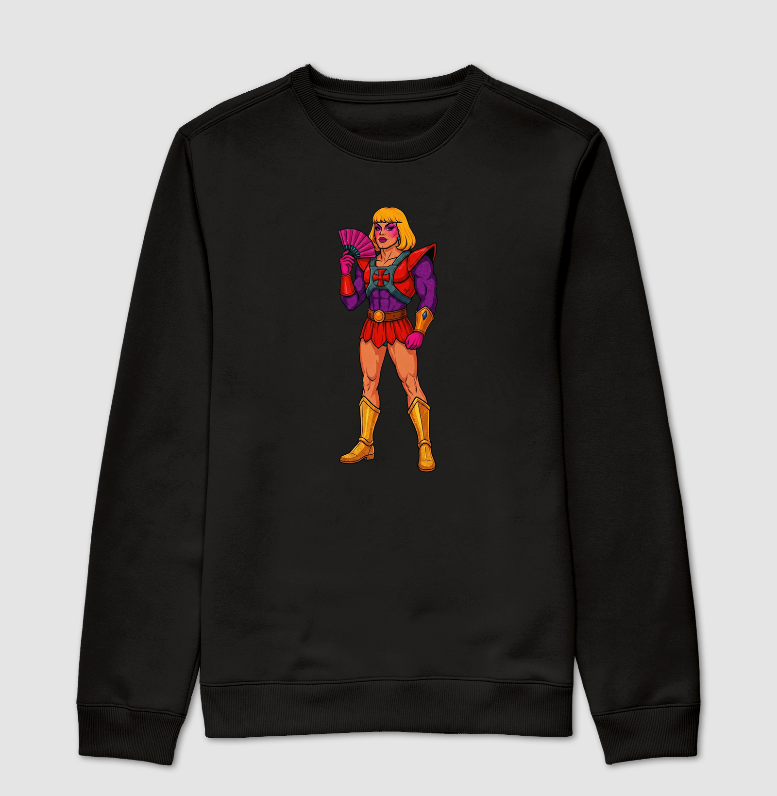 Camiseta He-Mona - Estampa Drag Queen e Nostalgia Pop | Ô Bicha
