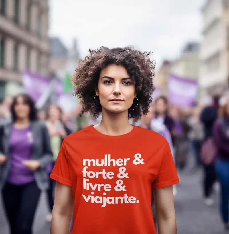 Mulher & Forte & Livre & Viajante