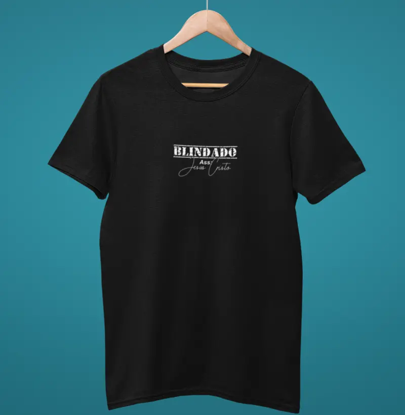 Camiseta Blindado(a) | Ass: Jesus Cristo