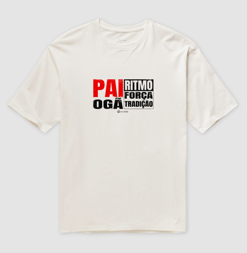 Pai ogã compasso sagrado - Camiseta Oversized