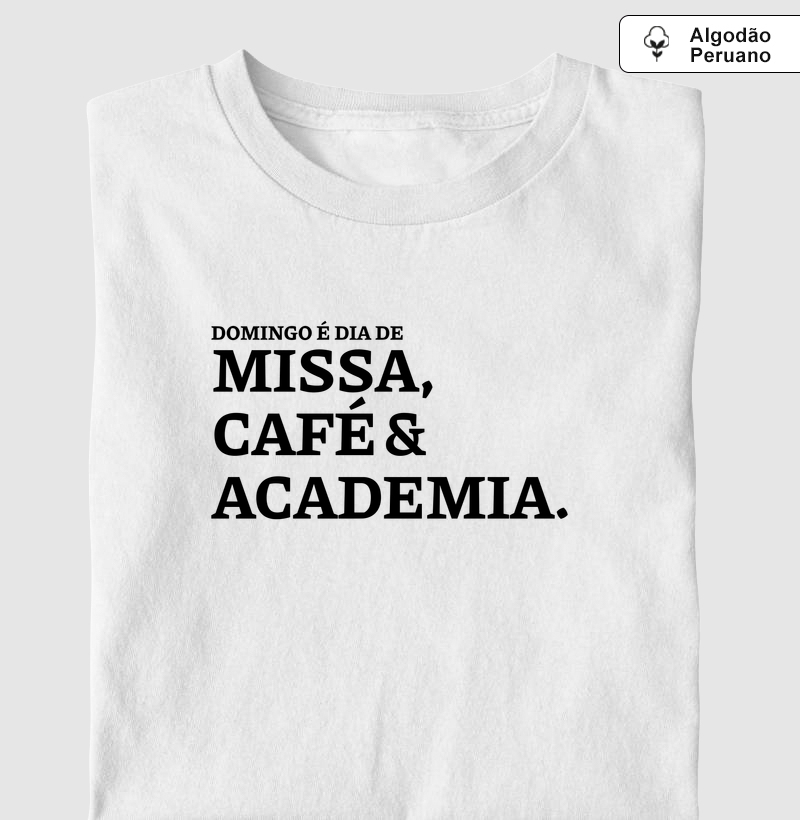 Missa, Café & Academia - Algodão Peruano