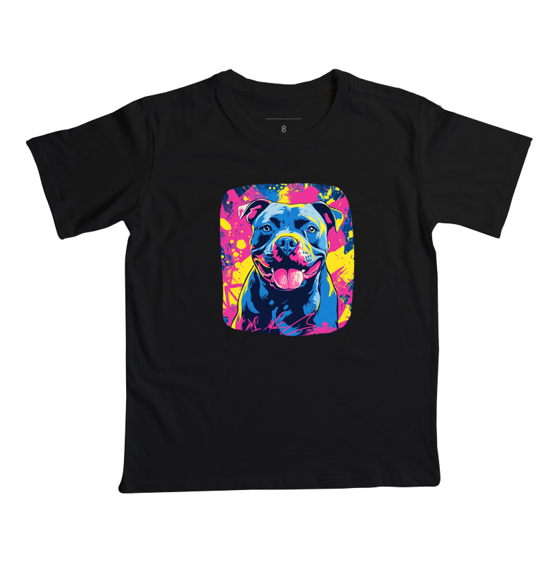 PIT BULL AZUL NEON