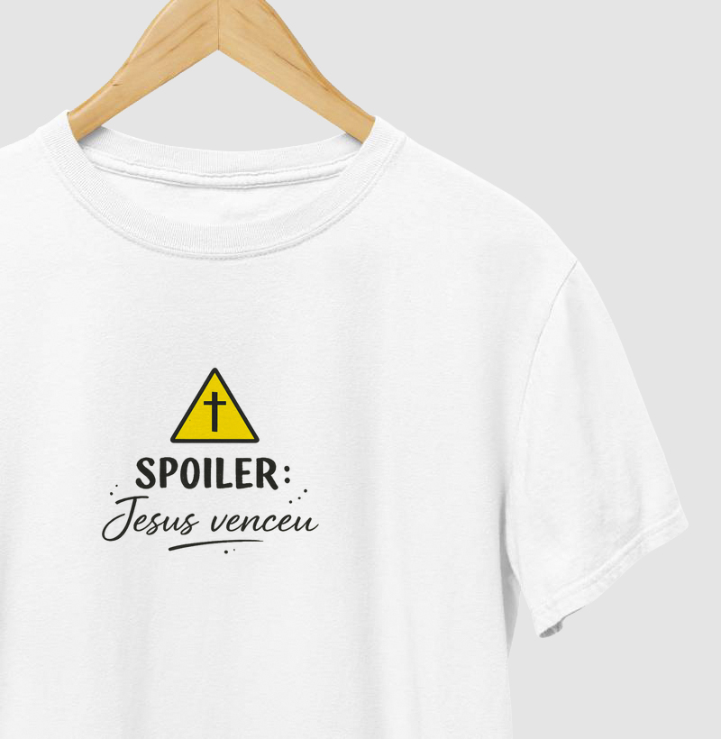 Camiseta Spoiler Jesus Venceu