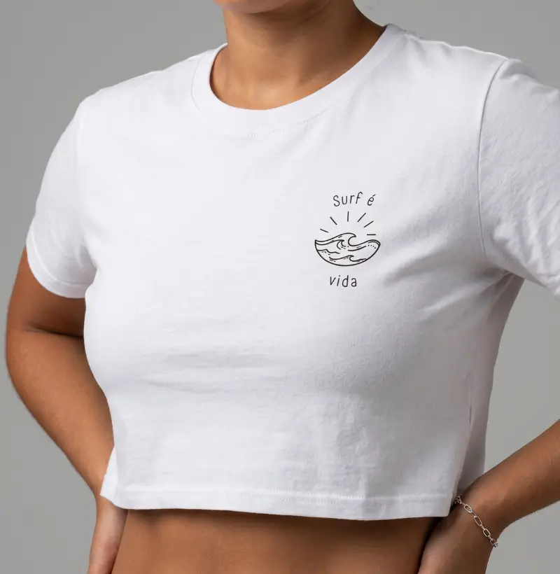 Cropped - Surf é Vida | Surf For Fun Wear