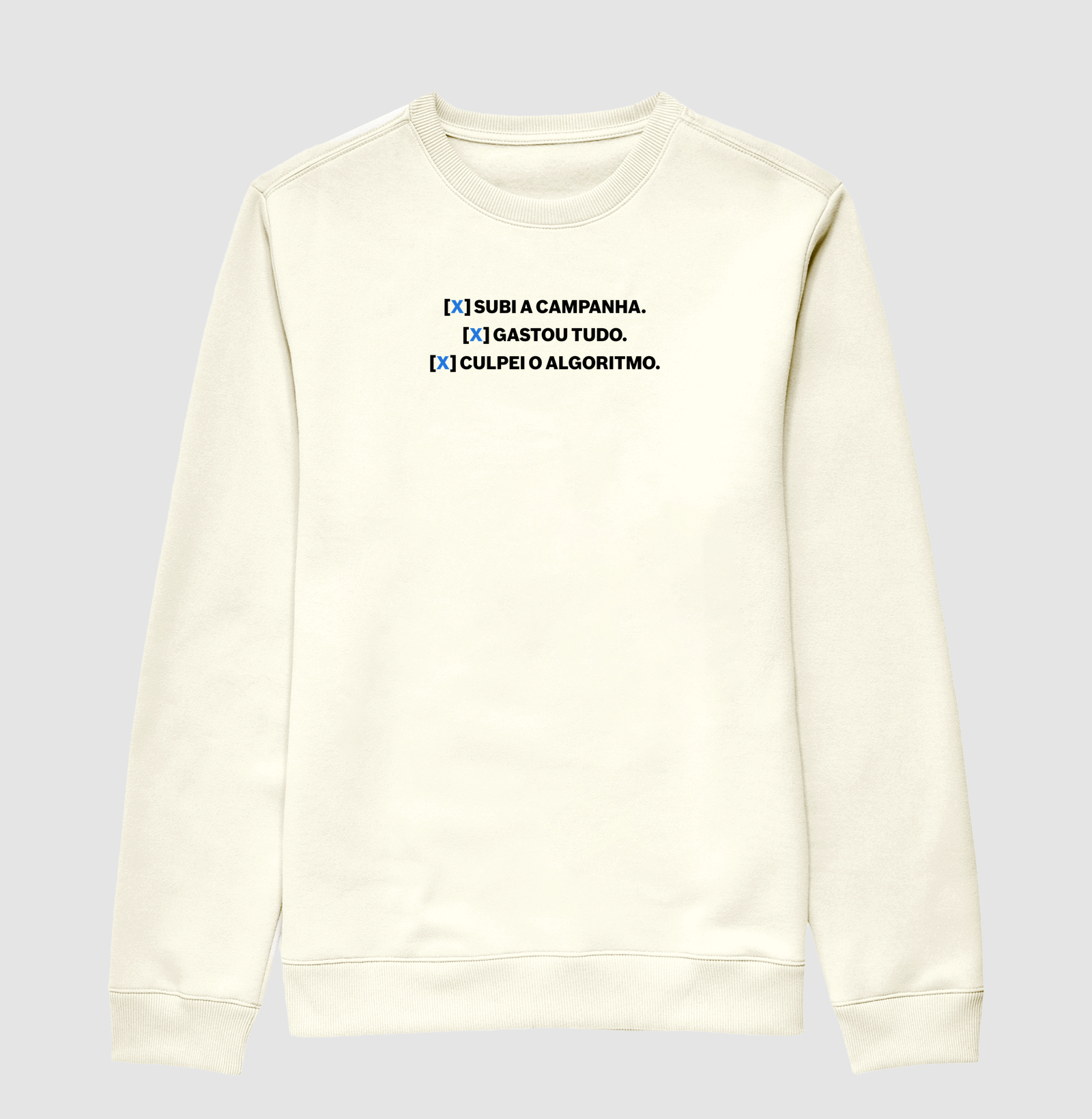 Moletom Algoritmo - Branco