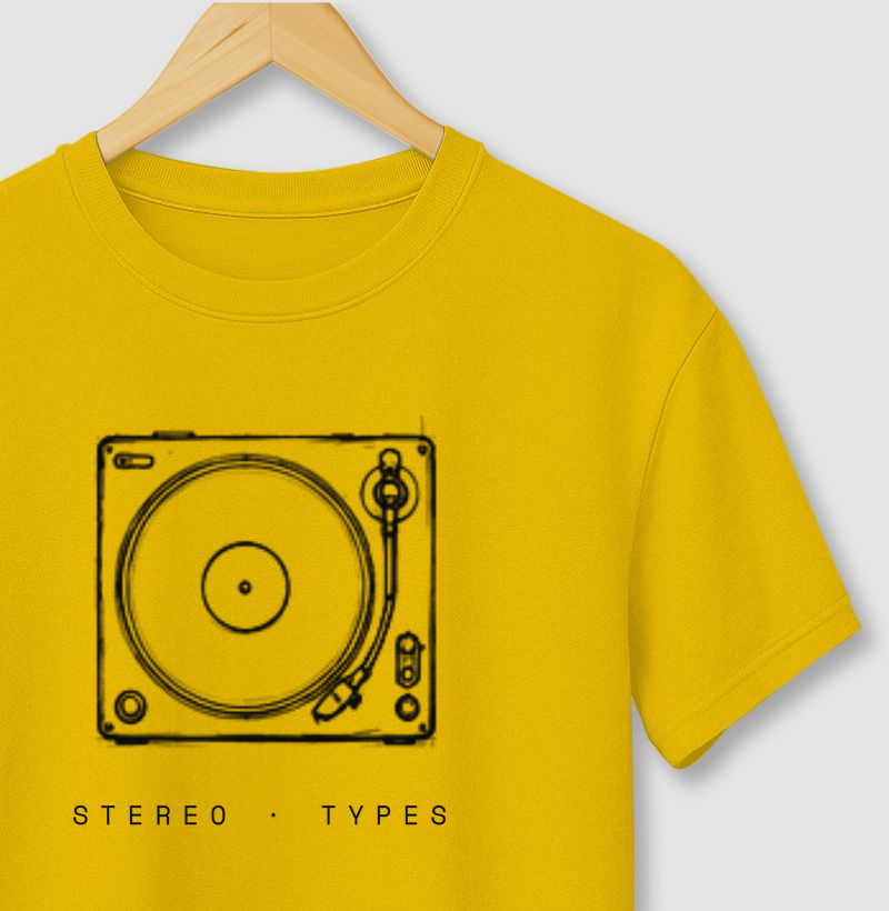 Toca-discos · Linha · STEREO TYPES