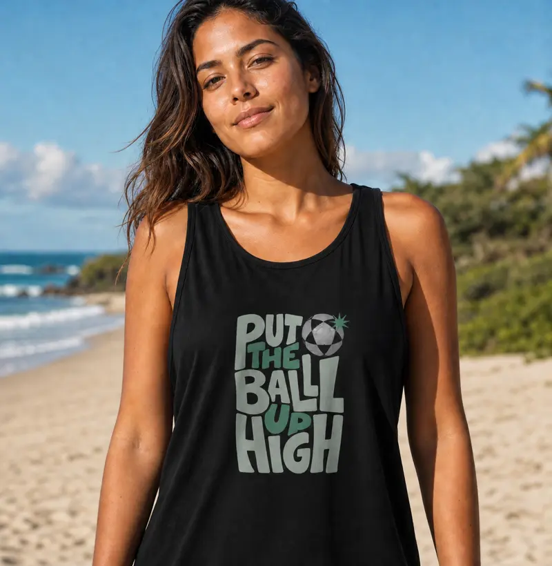 put the ball up high