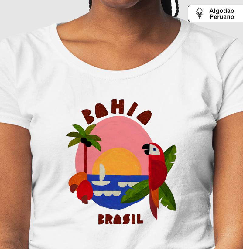 Camiseta Algodão Peruano Bahia