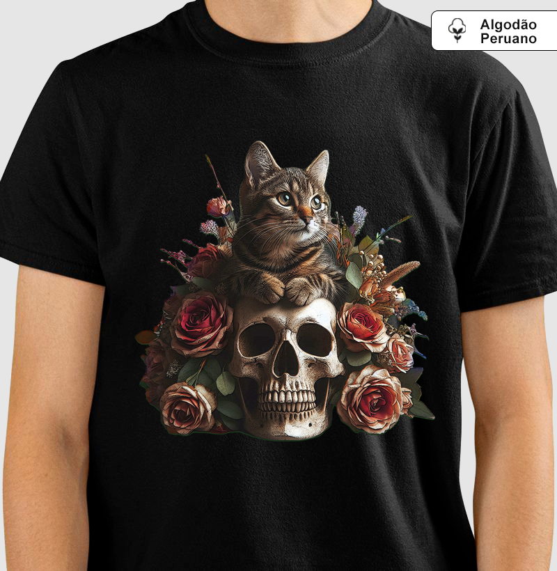 Cats, Skull & Roses